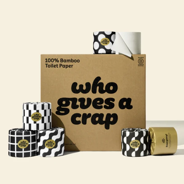 100% Bamboo Toilet Paper Our fanciest rolls, luxuriously soft and ultra-strong （48 rolls）