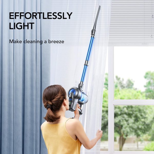 Greenote by Apeman—Cordless Handheld Lightweight Vacuum Cleaner, 23000PA Stick Vacuum 4 in 1, 200W with Dual Digital Motor LED Headlights, 35 Mins Runtime - Image 4