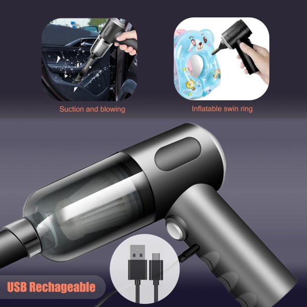 Handheld Vacuum Cleaner, Powerful Handheld Wireless Vacuum Cleaner with Strong Suction for Home, Car, Desktop Cleaning, Household Appliances for Daily Use, Car Stuff - Image 5