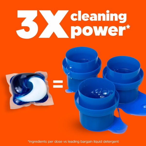 Tide PODS Laundry Detergent Pacs, 3-in-1 Stain Remover, Odor Fighter, Color Protector, 112 Count, HE compatible, Spring Meadow Scent - Image 3