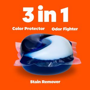 Alternative view of Tide PODS Laundry Detergent Pacs, 3-in-1 Stain Remover, Odor Fighter, Color Protector, 112 Count, HE compatible, Spring Meadow Scent