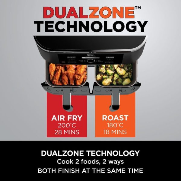 𝐅𝐋𝐀𝐒𝐇 𝐒𝐀𝐋𝐄 – NINJA-Foodi 7.6L Dual Zone Digital Air Fryer - Image 2