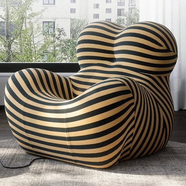 Fully compressed sponge arms lazy sofa single leisure chair - Image 13