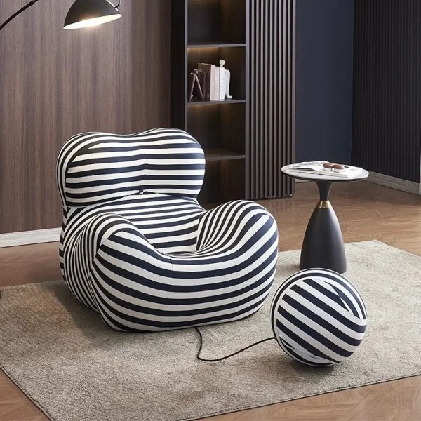 Fully compressed sponge arms lazy sofa single leisure chair - Image 10